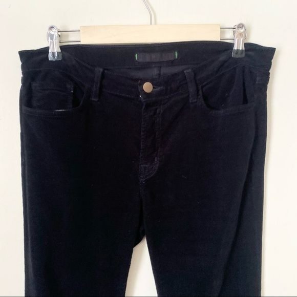 J Brand Black Corduroy Boot Cut Leg Pants - Picture 3 of 8